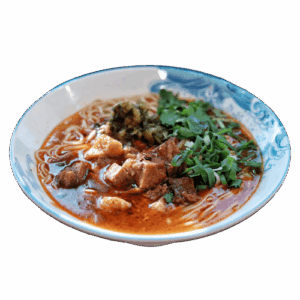 Nudelsuppe mit Rindfleisch