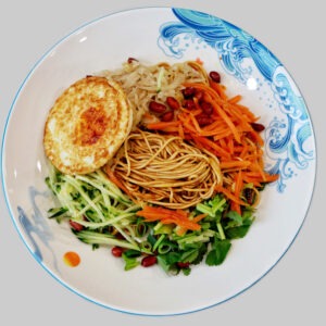 Zhajiang-Nudeln mit Rindfleisch